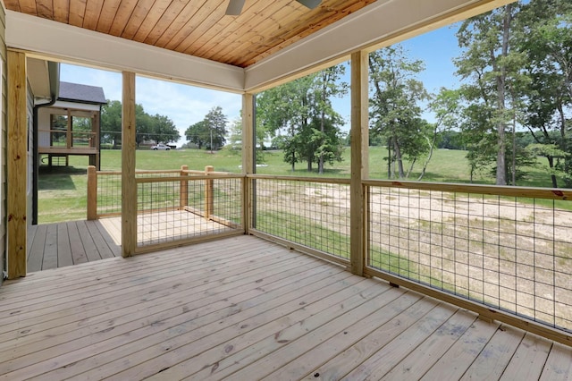 7387 Gamble Rd Lot # 4, Georgetown, TN 37336 - wooden deck featuring a lawn