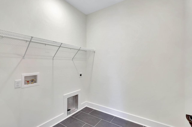 7387 Gamble Rd Lot # 4, Georgetown, TN 37336 - laundry room featuring electric dryer hookup, baseboards, and hookup for a washing machine