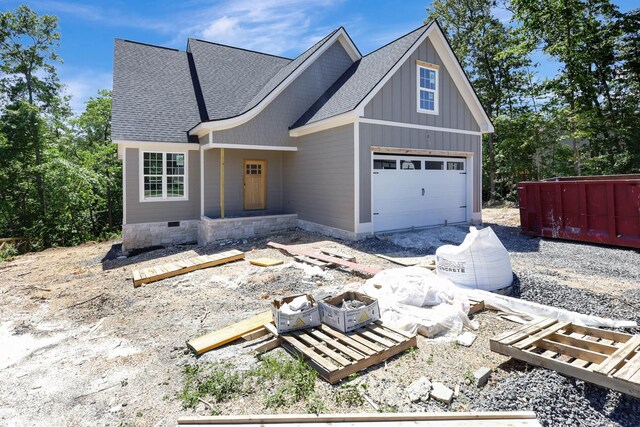7452 Peytons Rise Way Lot # 52, Georgetown, TN 37336 - view of front of house featuring a shingled roof and board and batten siding