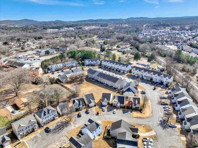 39 Middlebrook Dr, Cartersville, GA 30120 - aerial view of property's location with a mountain backdrop and nearby suburban area