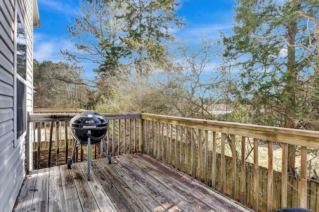 39 Middlebrook Dr, Cartersville, GA 30120 - wooden deck featuring grilling area