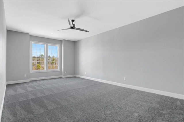8656 Becket Way Lot # 5, Ooltewah, TN 37363 - empty room with ceiling fan, carpet, and baseboards