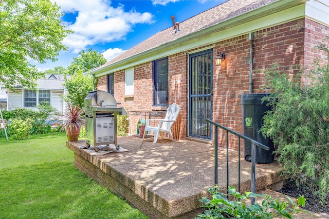 517 Drake Ave, Nashville, TN 37211 - view of patio with grilling area