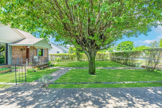 517 Drake Ave, Nashville, TN 37211 - view of yard with a porch