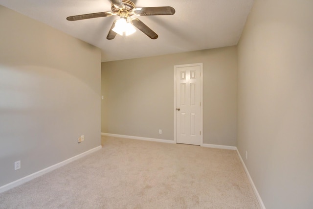 2172 Memorial Dr Unit C3, Clarksville, TN 37043 - spare room with a ceiling fan, carpet, and baseboards