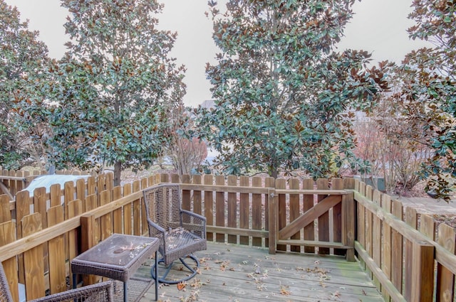 2172 Memorial Dr Unit C3, Clarksville, TN 37043 - wooden deck featuring fence