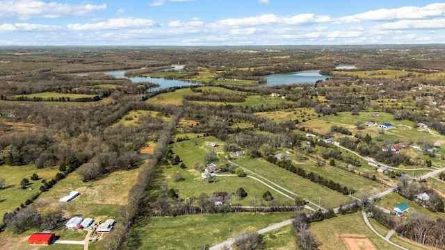 aerial overview of property's location featuring a large body of water