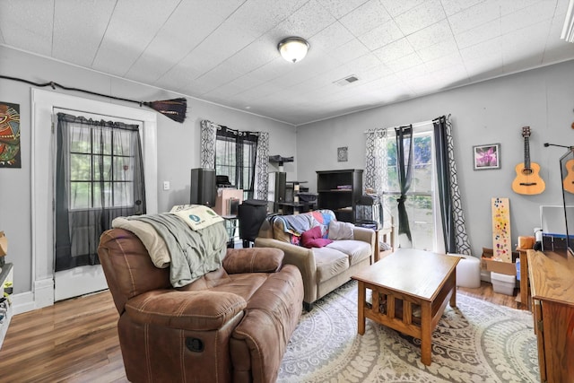 506 Daugherty St, La Fayette, GA 30728 - living area with healthy amount of natural light and wood finished floors