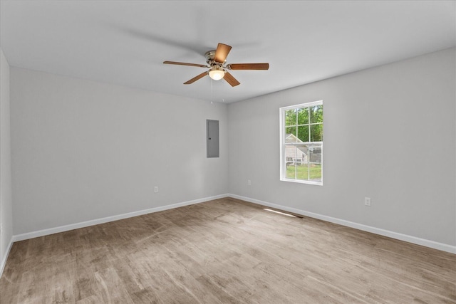 674 Eber Rd, Dalton, GA 30720 - unfurnished room featuring electric panel, ceiling fan, and baseboards