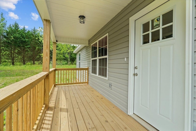 674 Eber Rd, Dalton, GA 30720 - view of wooden terrace