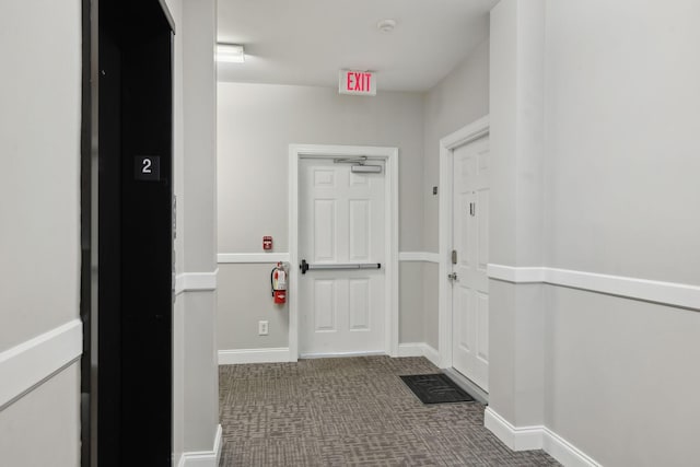 3201 Aspen Grove Dr Unit F4, Franklin, TN 37067 - hallway with carpet floors and baseboards