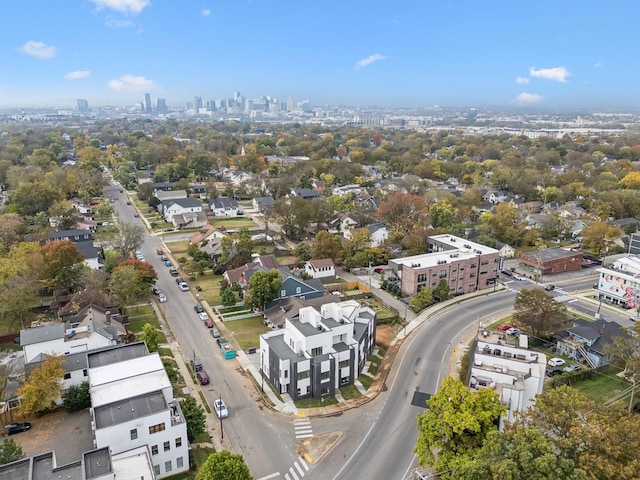 aerial view of a view of skyline