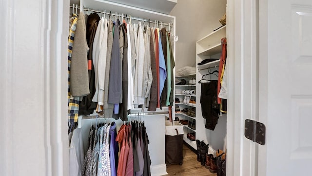 788 Jersey Dr, Clarksville, TN 37043 - spacious closet featuring wood finished floors