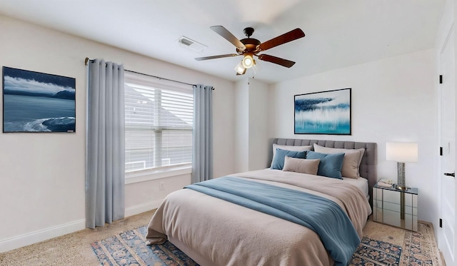 788 Jersey Dr, Clarksville, TN 37043 - bedroom featuring baseboards, a ceiling fan, and light colored carpet