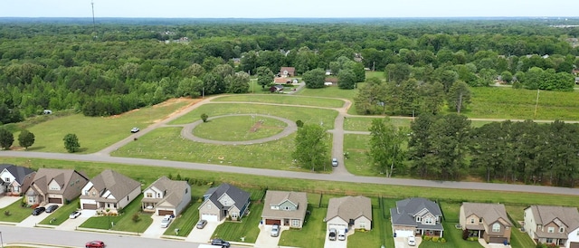 788 Jersey Dr, Clarksville, TN 37043 - aerial view of residential area featuring a forest