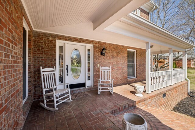 1001 Williams Way, Old Hickory, TN 37138 - property entrance with covered porch and brick siding