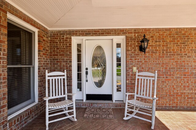 1001 Williams Way, Old Hickory, TN 37138 - doorway to property with brick siding and a porch