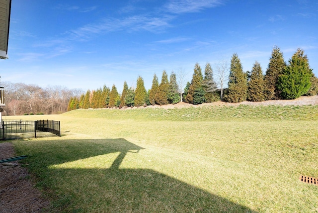 view of yard