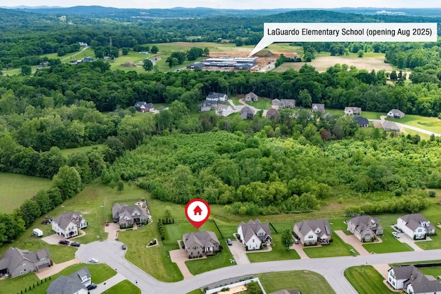 144 Autumn Crk, Lebanon, TN 37087 - aerial view of residential area with a forest