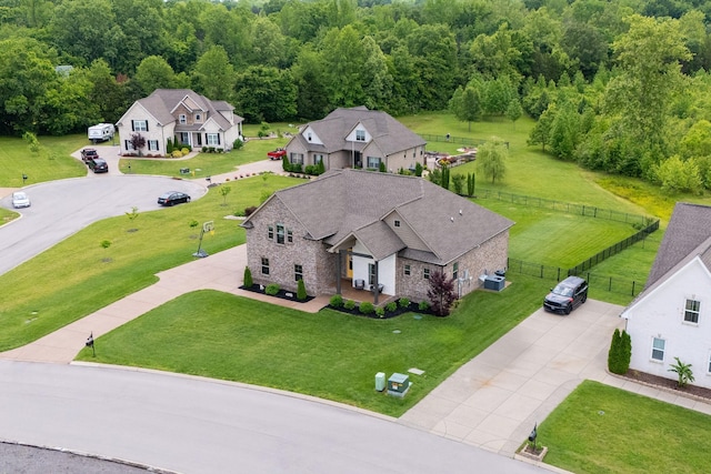 144 Autumn Crk, Lebanon, TN 37087 - aerial view of property and surrounding area with a forest