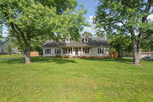 1643 Windy Meadow Dr, Christiana, TN 37037 - cape cod-style house featuring a porch and roof with shingles