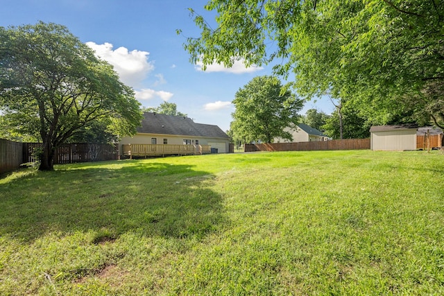 1643 Windy Meadow Dr, Christiana, TN 37037 - view of yard with a storage shed and an outdoor structure