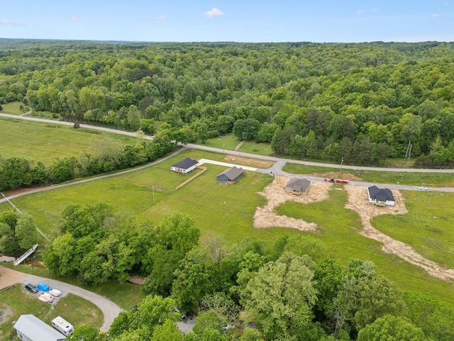 1936 Flats Rd, Cunningham, TN 37052 - overview of rural landscape with a heavily wooded area