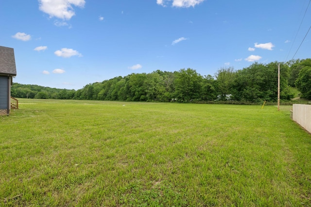 1936 Flats Rd, Cunningham, TN 37052 - view of green lawn featuring a forest view and a view of rural / pastoral area