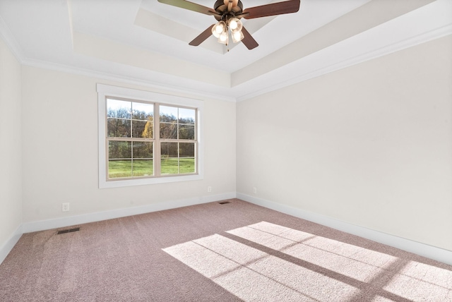 1936 Flats Rd, Cunningham, TN 37052 - unfurnished room featuring a raised ceiling, carpet floors, and baseboards