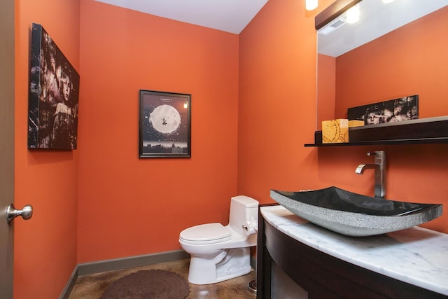 1552 Liberty Pike, Franklin, TN 37067 - half bath with toilet, baseboards, and vanity