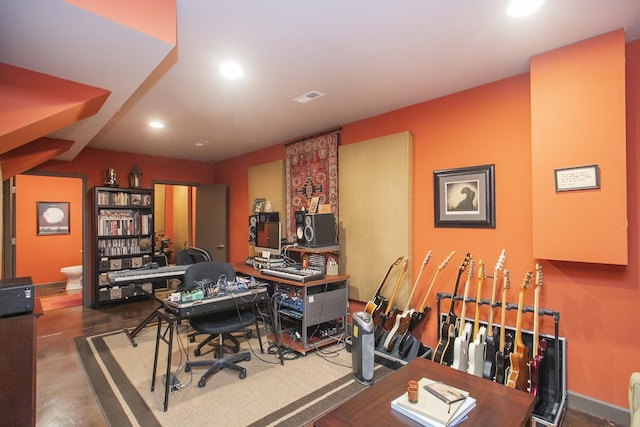 1552 Liberty Pike, Franklin, TN 37067 - office featuring recessed lighting and concrete floors