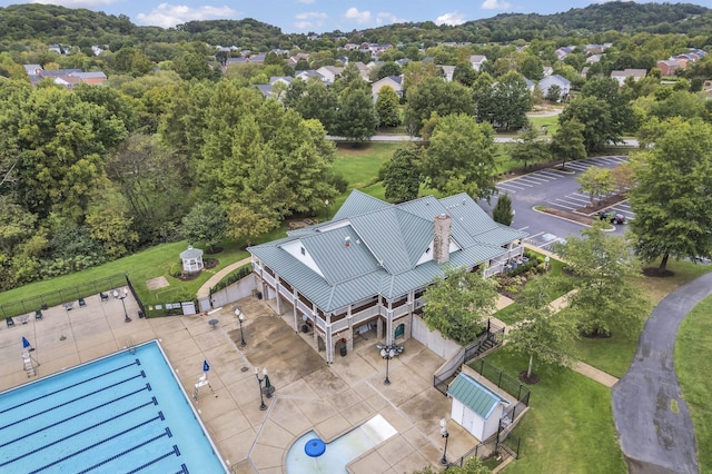 1552 Liberty Pike, Franklin, TN 37067 - drone / aerial view of a pool area