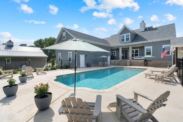 69 Meadows Rd, Hillsboro, TN 37342 - view of swimming pool featuring a patio area