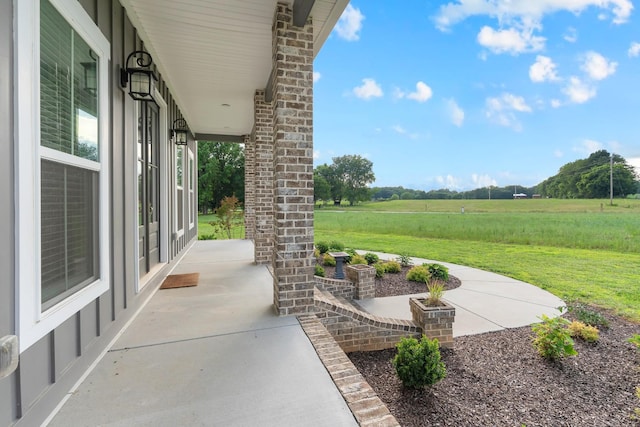 69 Meadows Rd, Hillsboro, TN 37342 - view of patio featuring a view of countryside