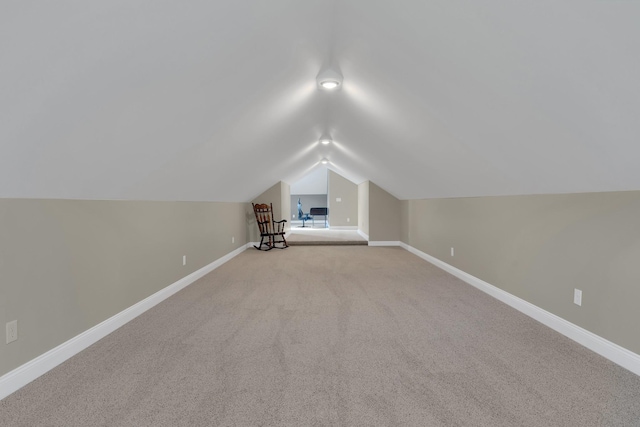 69 Meadows Rd, Hillsboro, TN 37342 - additional living space with vaulted ceiling and light colored carpet