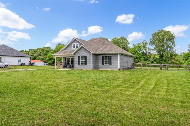 147 Ray Jent Rd, Bethpage, TN 37022 - back of property with central AC