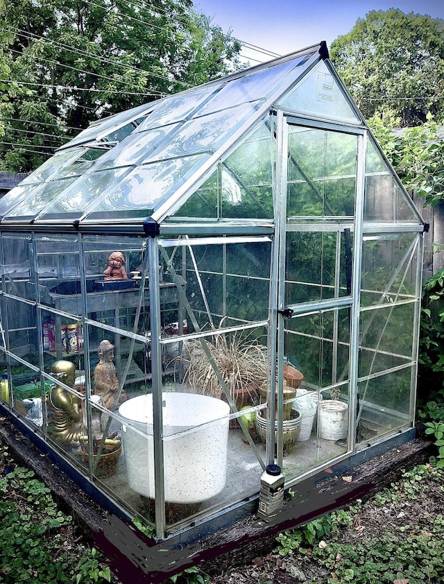 view of greenhouse