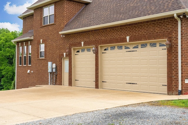 291 Bowling Branch Rd, Cottontown, TN 37048 - garage with concrete driveway