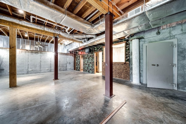 291 Bowling Branch Rd, Cottontown, TN 37048 - view of unfinished basement