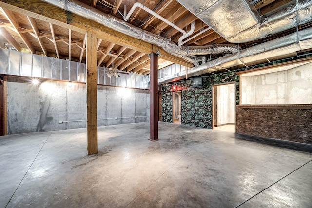 291 Bowling Branch Rd, Cottontown, TN 37048 - view of unfinished basement