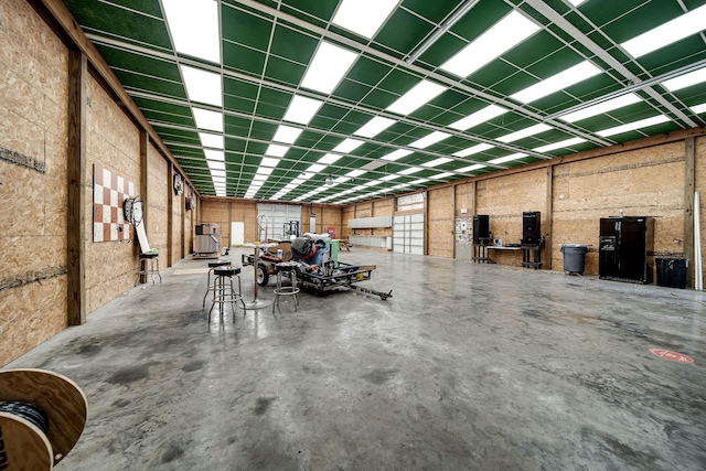 291 Bowling Branch Rd, Cottontown, TN 37048 - miscellaneous room with concrete flooring and a garage