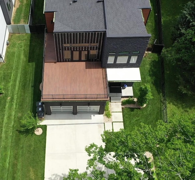 view of subject property