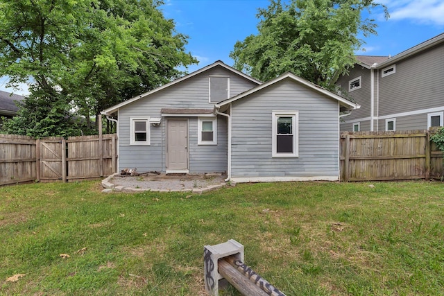 view of back of property