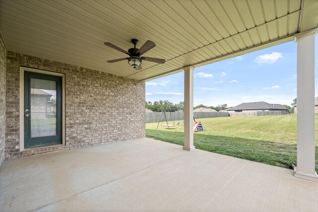238 Spring Breeze Dr, Tullahoma, TN 37388 - view of patio / terrace featuring ceiling fan