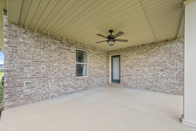 238 Spring Breeze Dr, Tullahoma, TN 37388 - view of patio with ceiling fan