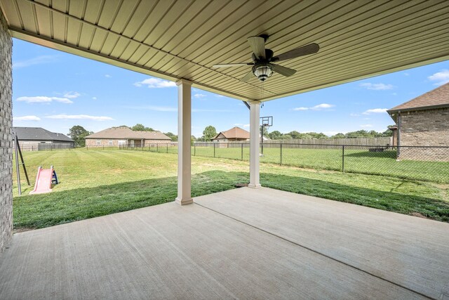 238 Spring Breeze Dr, Tullahoma, TN 37388 - view of patio featuring ceiling fan