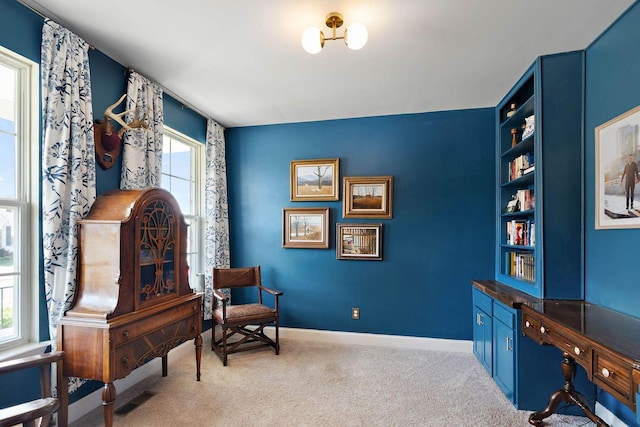 1125 Clendening Dr, Gallatin, TN 37066 - sitting room with light colored carpet and baseboards