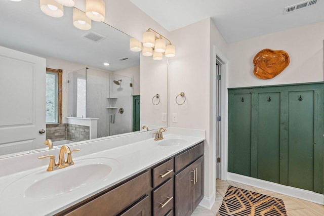 1125 Clendening Dr, Gallatin, TN 37066 - full bathroom with a stall shower and double vanity