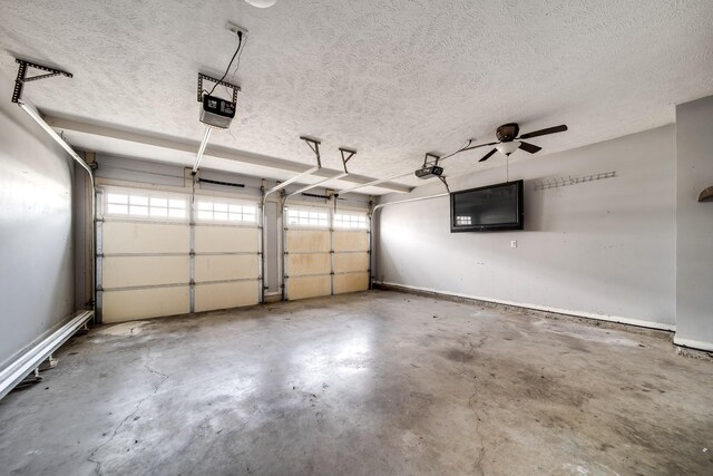 4838 Laura Jeanne Blvd, Murfreesboro, TN 37129 - garage with a garage door opener and ceiling fan