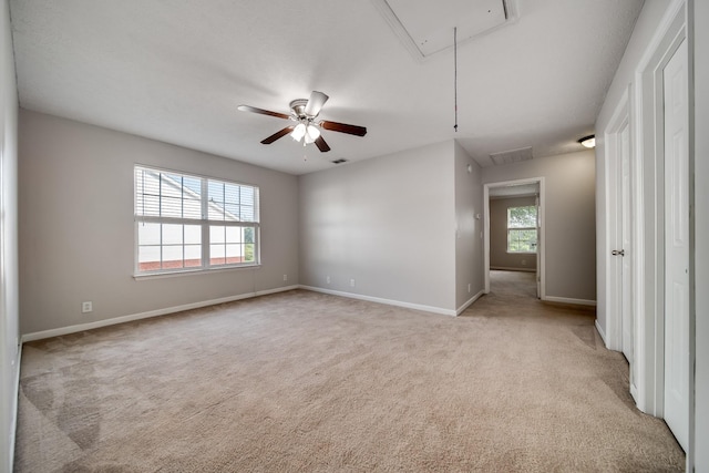 4838 Laura Jeanne Blvd, Murfreesboro, TN 37129 - unfurnished room with attic access, healthy amount of natural light, light colored carpet, and baseboards